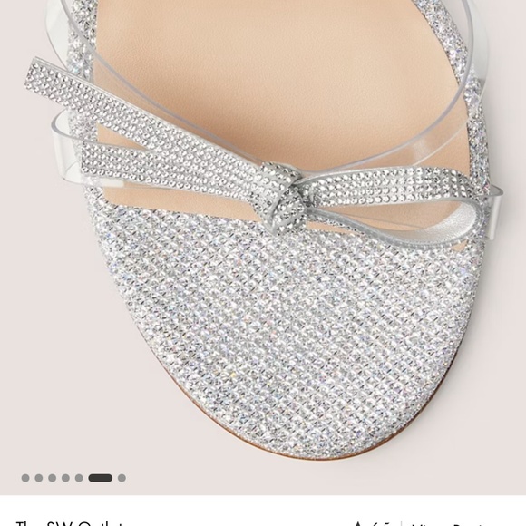 Stuart Weitzman Bow 100 Slides - Picture 4 of 8